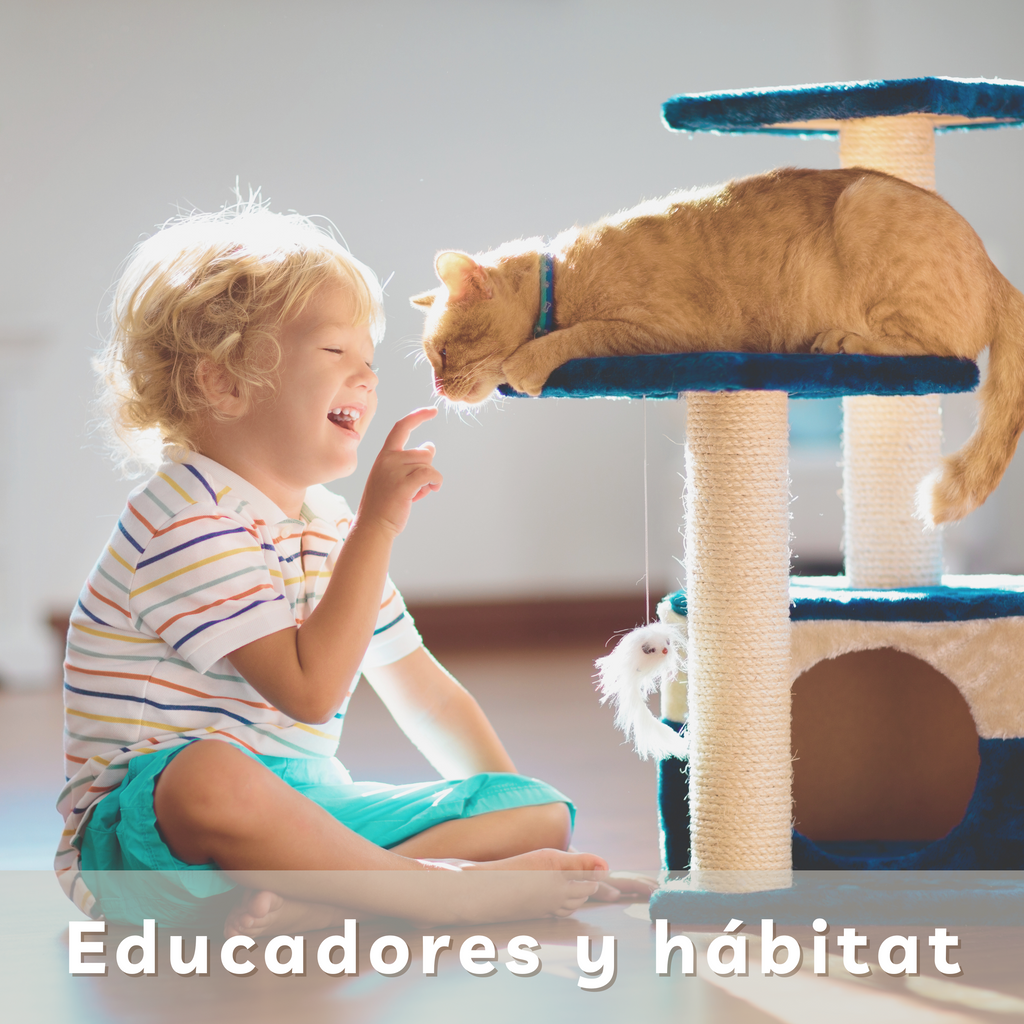 Educadores y hábitat de mascotas